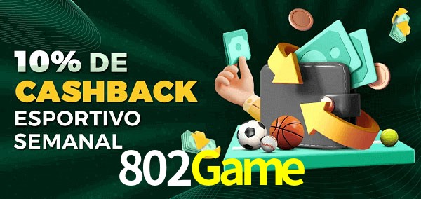 10% de bônus de cashback na 802Game