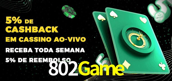Promoções do cassino ao Vivo 802Game